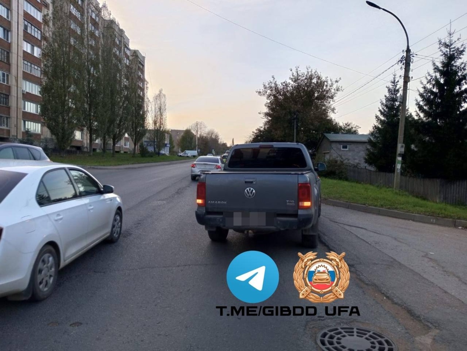 В Уфе восьмилетний мальчик на самокате попал под колёса автомобиля