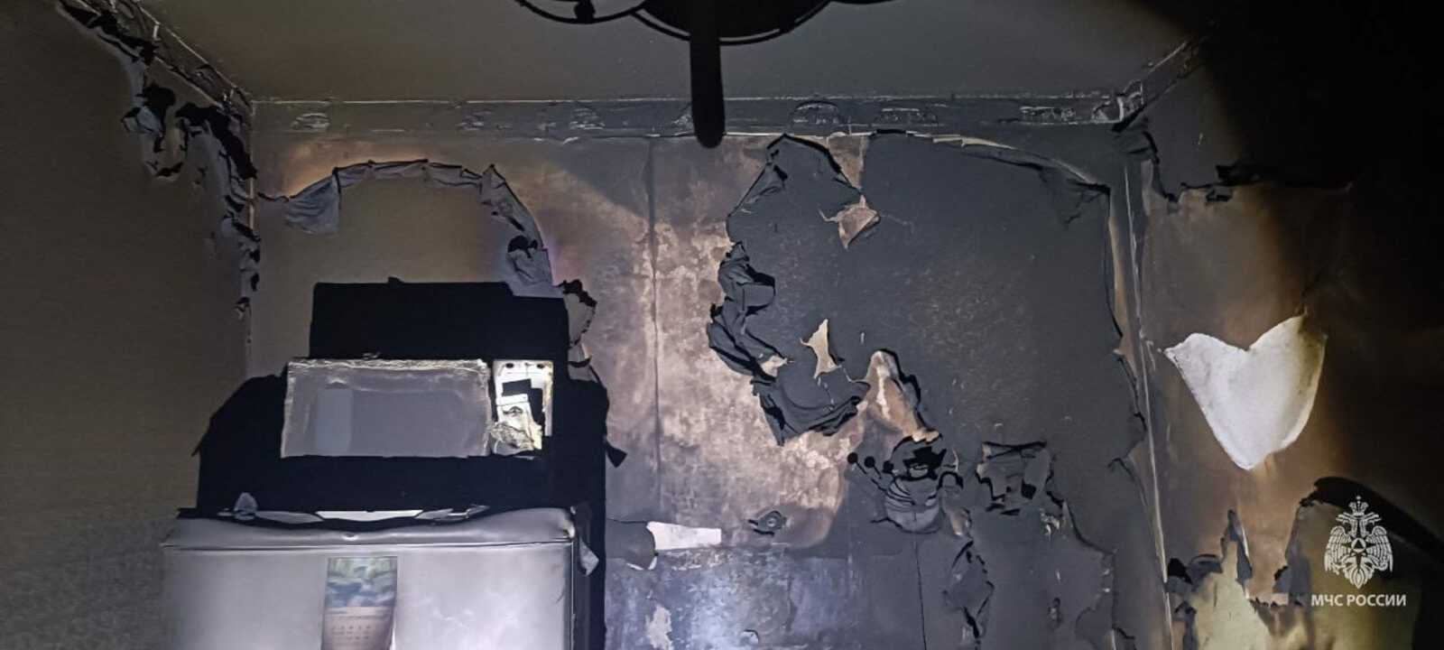 В Стерлитамаке при пожаре погибли мужчина и женщина