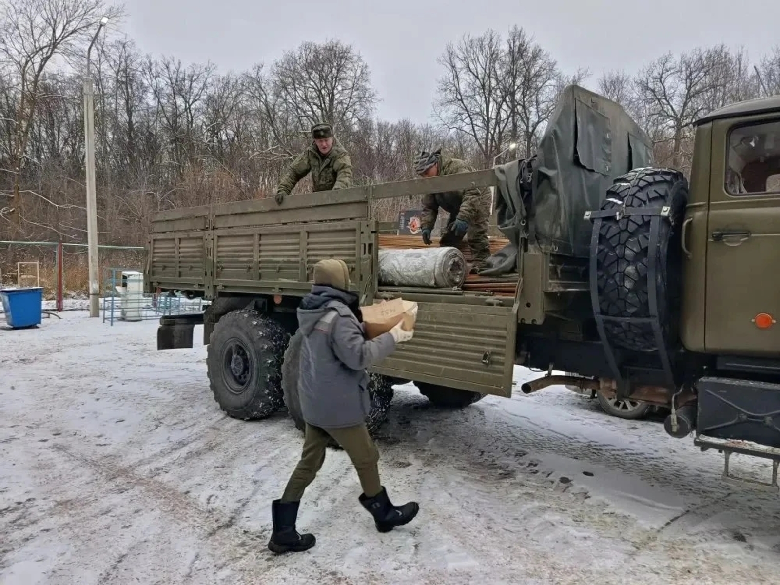 Уфа отправила в зону СВО стройматериалы