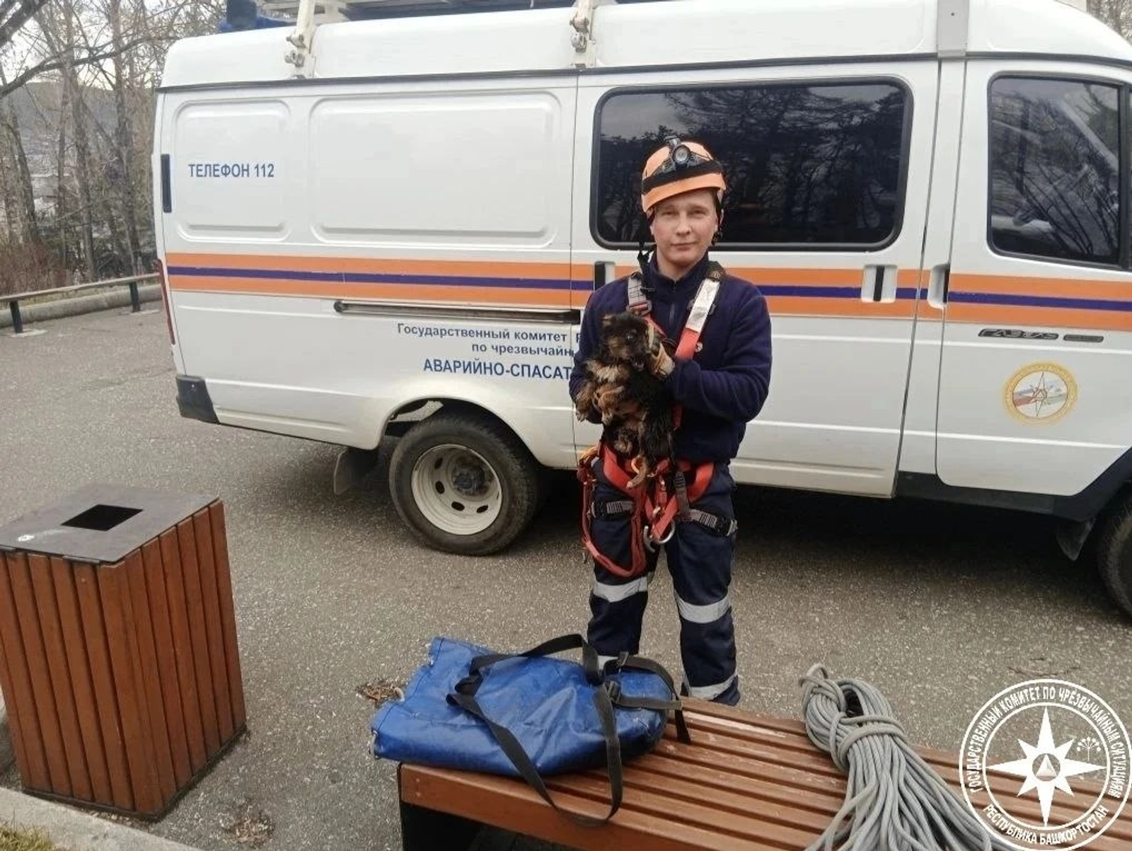 История как из кино: в Башкирии щенок выжил благодаря одному звонку