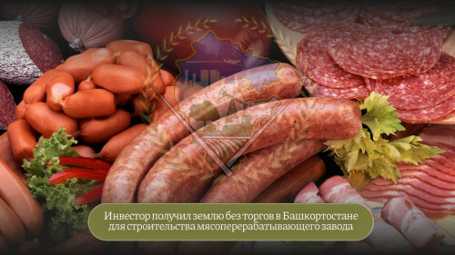 В Башкирии инвестор получил землю без торгов для строительства мясоперерабатывающего завода