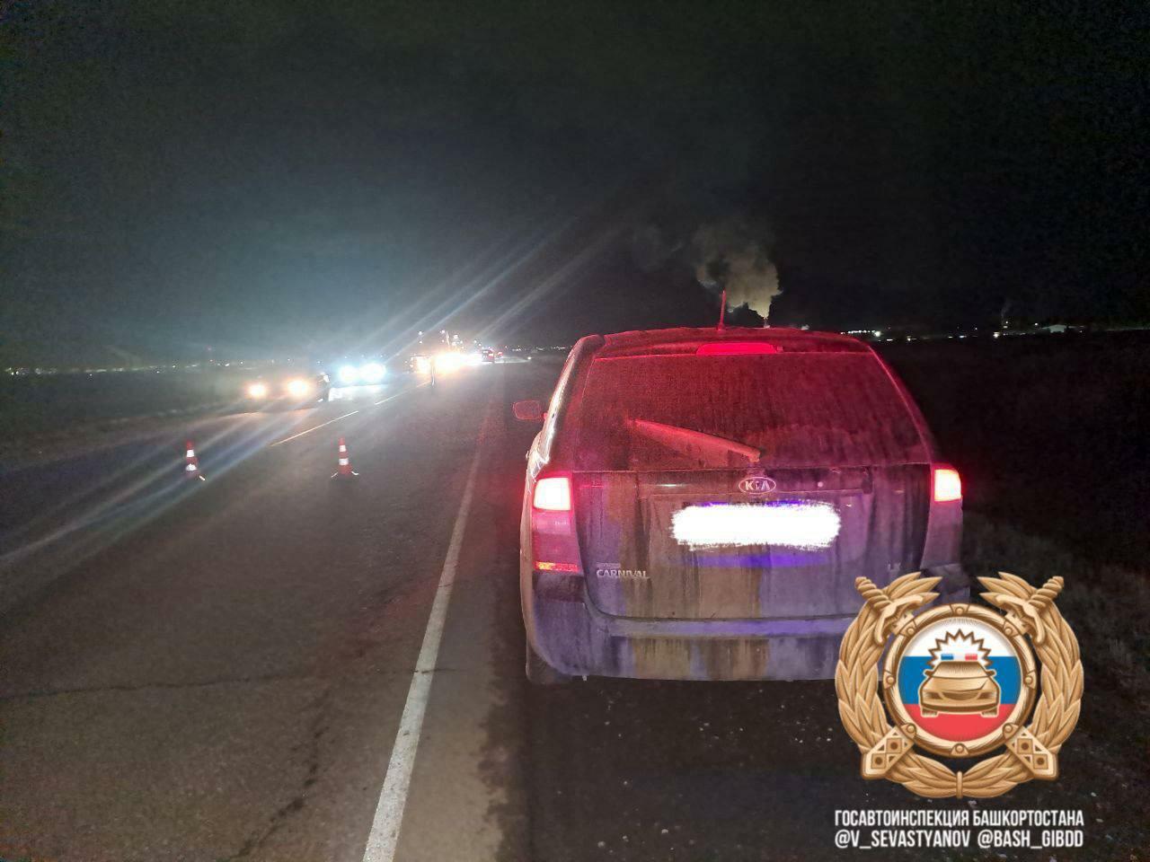 В Уфимском районе насмерть сбили пешехода