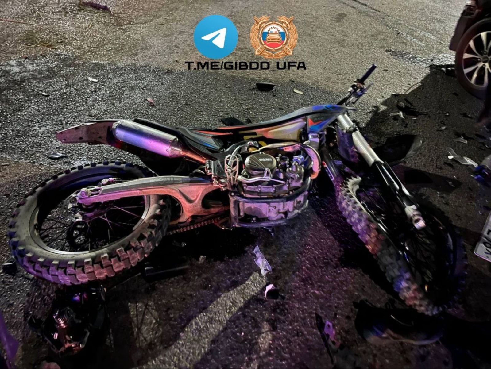 В Уфе произошло ДТП с участием несовершеннолетнего мотоциклиста