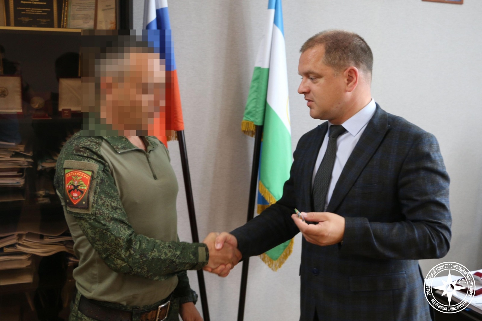 В Уфе наградили участника СВО