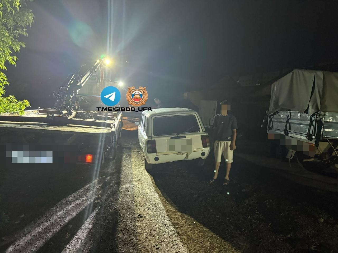 В Уфе задержали пьяного несовершеннолетнего за рулём автомобиля