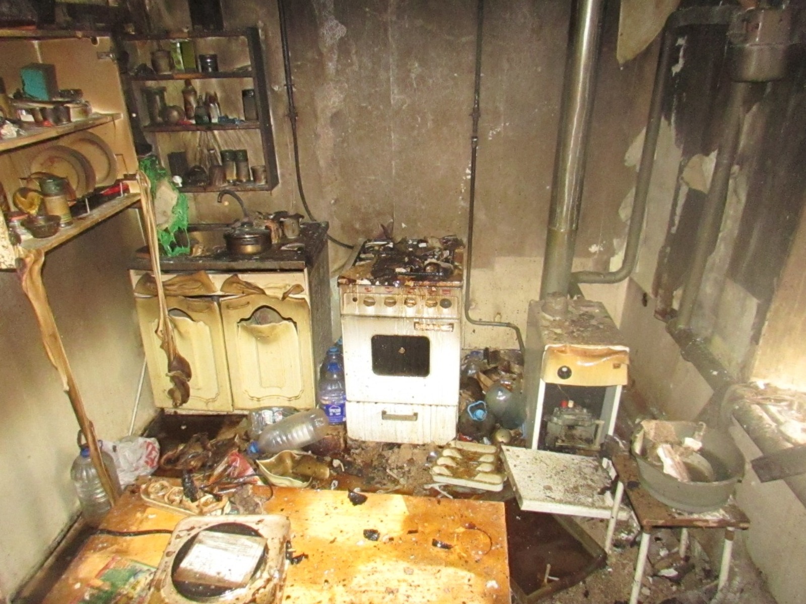 В Бирске при пожаре в жилом доме пострадал мужчина