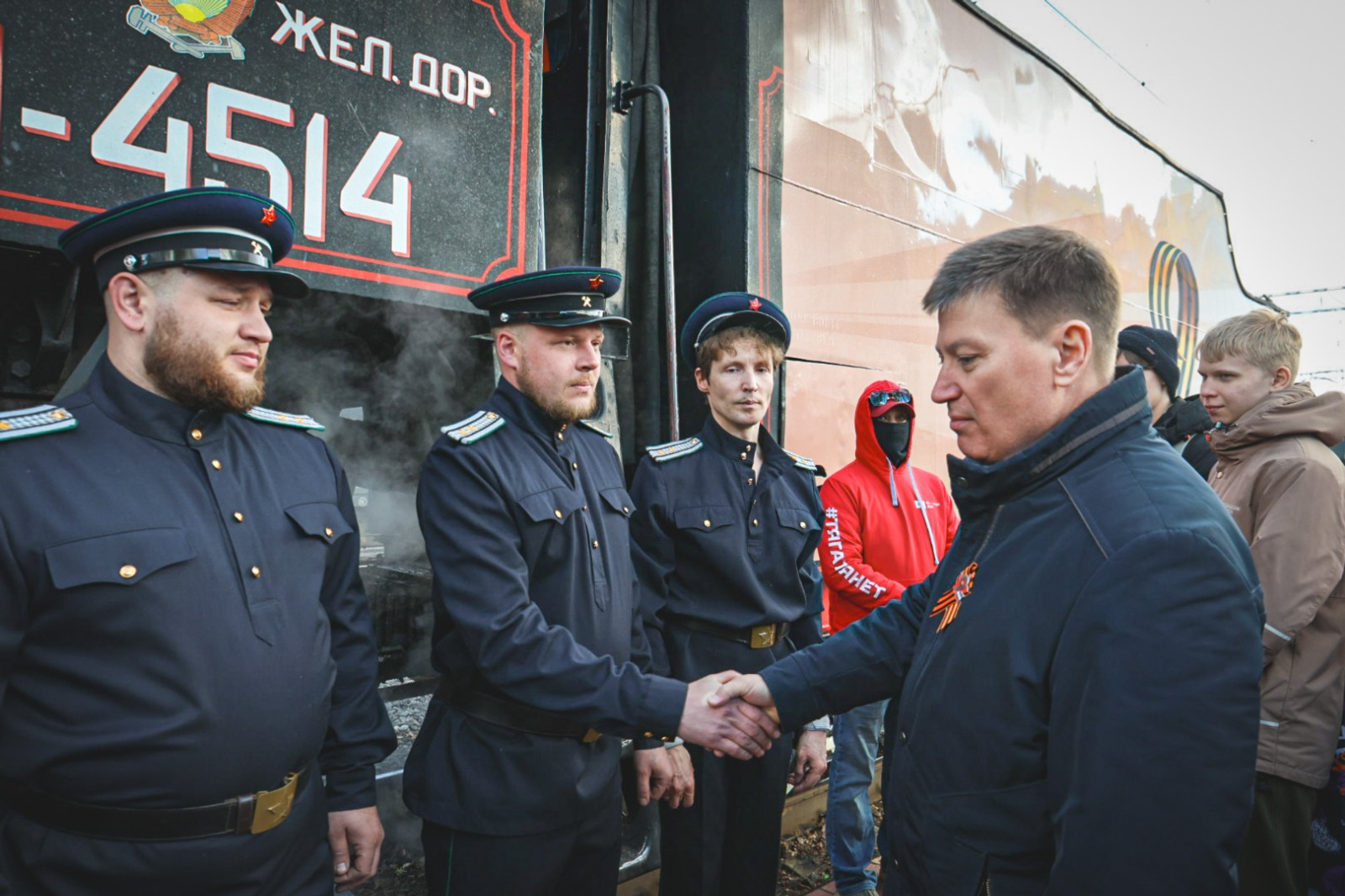 Сегодня Паровоз Победы прибыл в Уфу