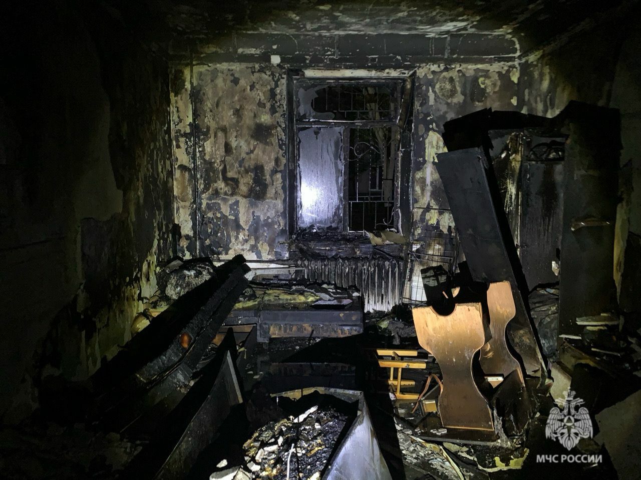 Ночной пожар в Уфе унес жизнь 47-летней женщины