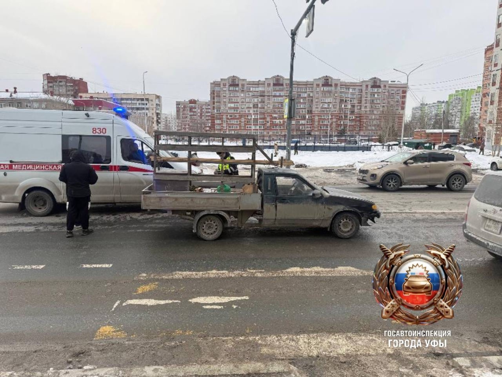 В Уфе на пешеходном переходе сбили 16-летнюю девушку