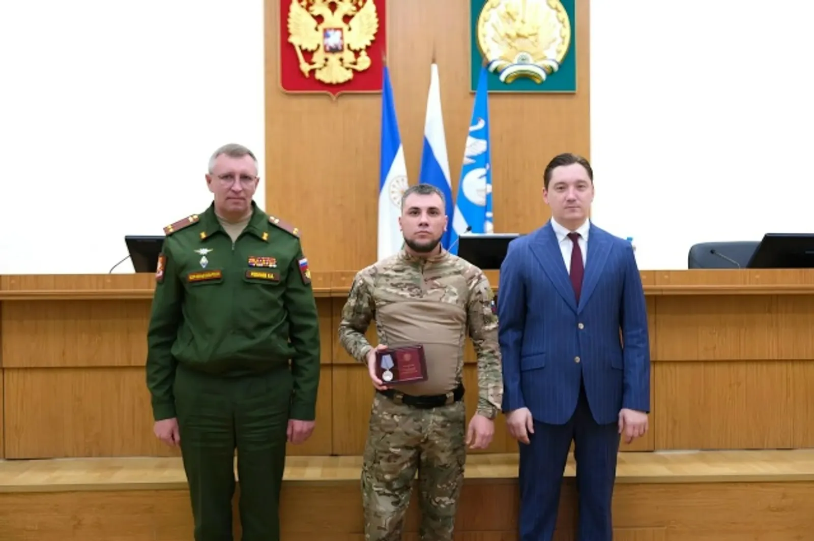 Боец из Башкирии награжден медалью «За отвагу»
