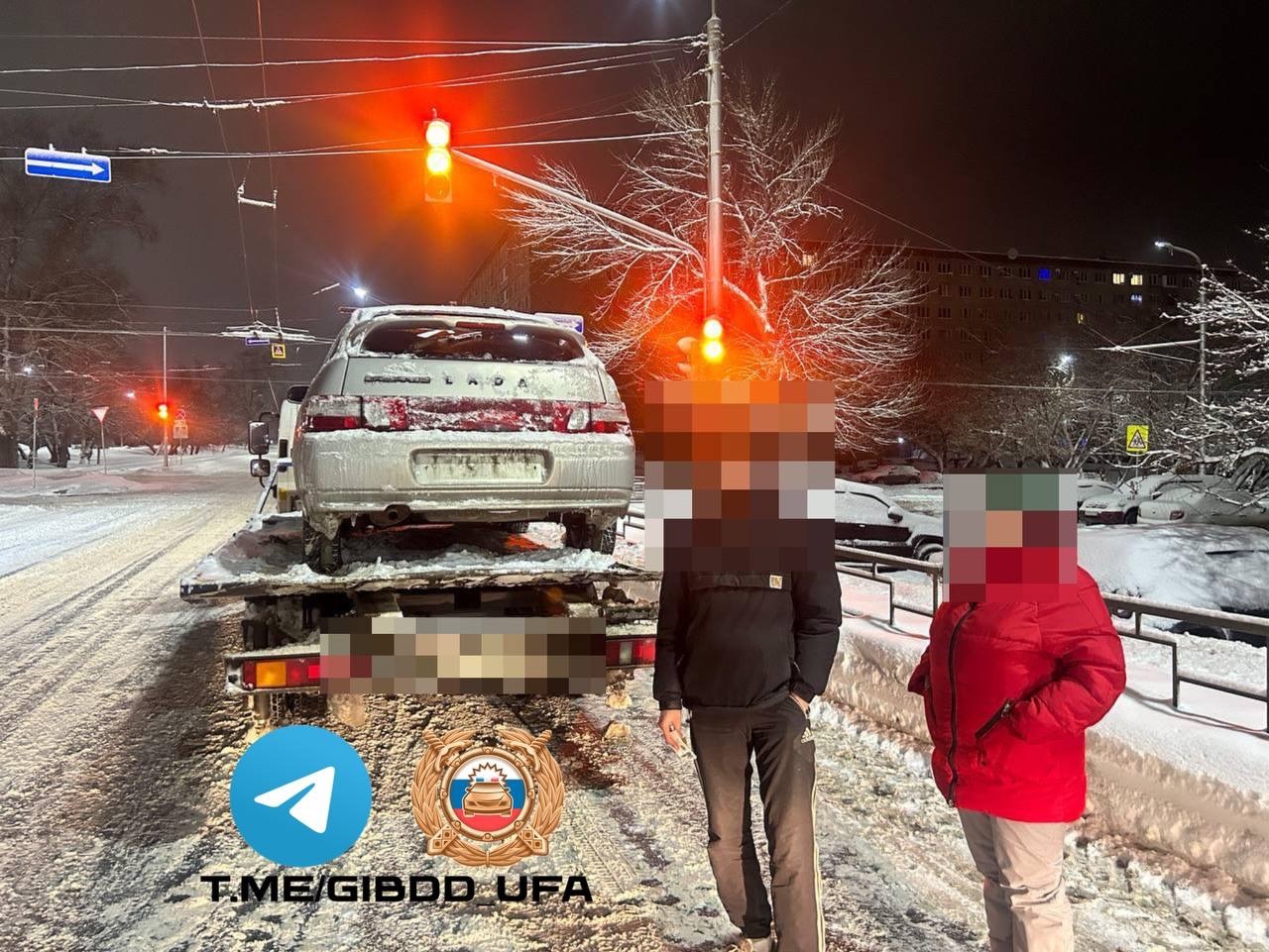 В Уфе студента колледжа задержали за рулем без прав