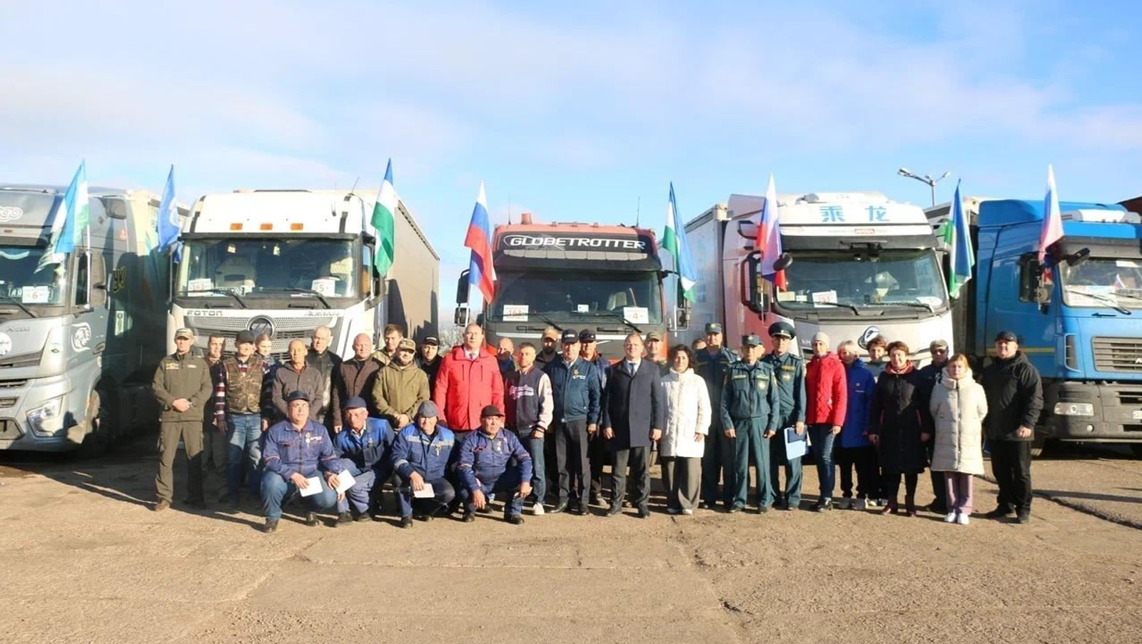 Сила республики — в единстве: из Башкирии ушёл 163 гуманитарный груз для бойцов